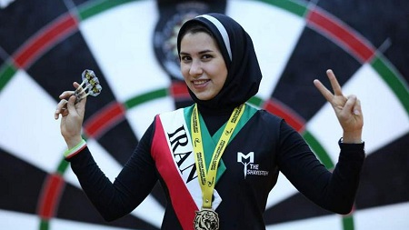 زندگی نامه مژگان رحمانی, قهرمان دارت ایران, بیوگرافی مژگان رحمانی قهرمان دارت