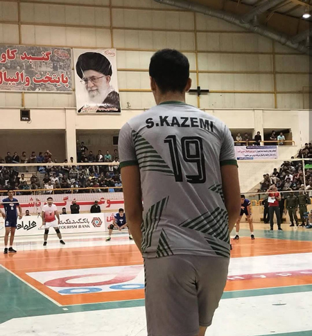 حضور صابر کاظمی در بازی های داخلی