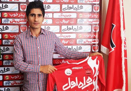 محمد آرام طبع و همسرش, بازیکن پرسپولیس محمد آرام طبع, قد محمد آرام طبع