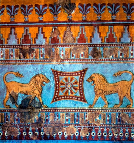 تصاویر دژ اربونی ارمنستان, دیدنی ‌های ارمنستان, نقاشی های روی دیوار دژ اربونی ایروان