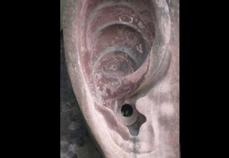 مجسمه بودای بزرگ در چین,مکانهای دیدنی چین,مجسمه بزرگ بودا درکوه داگوانگ مینگ