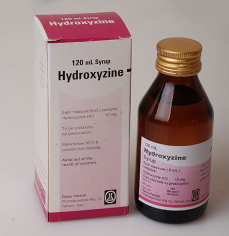 عوارض شربت هیدروکسی زین ، شربت هیدروکسی زین چیست موارد مصرف شربت هیدروکسی زین, نحوه مصرف شربت هیدروکسی زین