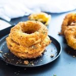 طرز پخت حلقه های پنیر و سیب زمینی,نحوه درست کردن حلقه های پنیر و سیب زمینی
