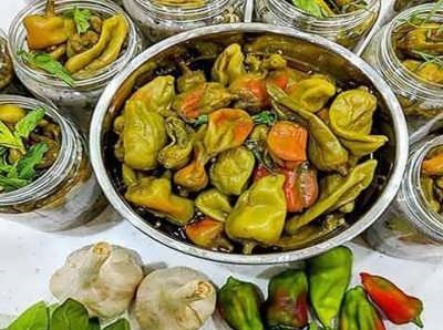 طرز تهیه ترشی بیور با سیر, ترشی بیور همدانی, ترشی فلفل همدانی
