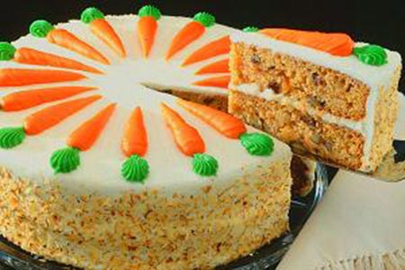 کیک هویج با گردو و دارچین,طرز تهیه کیک هویج با گردو و دارچین
