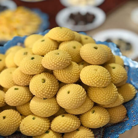 شیرینی برنجی,طرز تهیه شیرینی برنجی