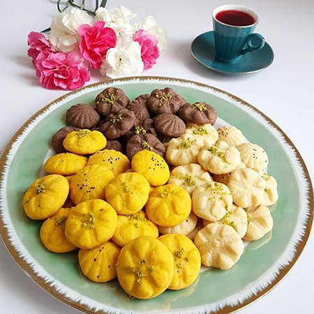 شیرینی با آرد برنج,طرز تهیه شیرینی نان برنجی