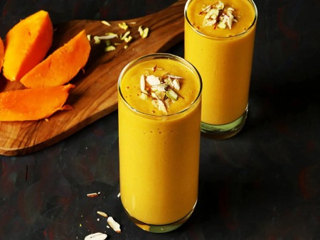 میلک شیک انبه, طرز تهیه میلک شیک انبه, درست کردن میلک شیک انبه