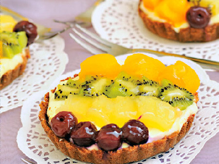 طرز تهیه تارت,تارت میوه ای