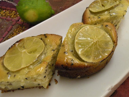 طرز تهیه کیک لیمو,کیک لیمو با تخم خرفه