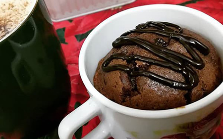 کیک فنجانی بدون فر,طرز تهیه کیک فنجانی بدون فر