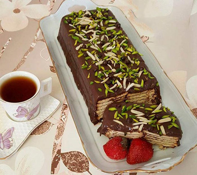 کیک یخچالی,طرز تهیه کیک یخچالی