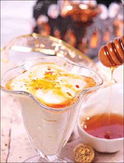 موس عسل و زعفران
