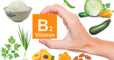 منابع ویتامین b2، تاثیر مصرف ویتامین b2 خواص ویتامین B2 , بیماری کمبود ویتامین b2