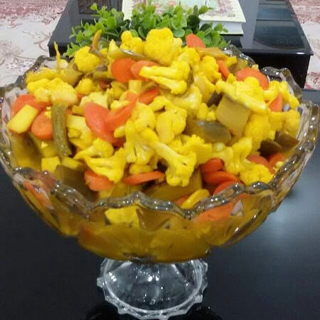 ترشی مخلوط,طرز تهیه ترشی مخلوط