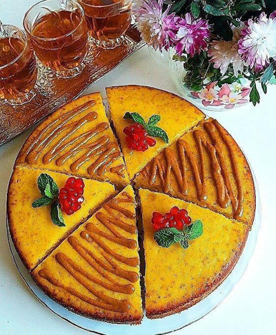 کیک کدو حلوایی،طرز تهیه کیک کدو حلوایی درست کردن کیک کدو حلوایی, نحوه درست کردن کیک کدو حلوایی