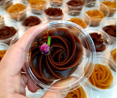 حلوای سنتی گیلانی, ترک حلوا مجلسی, دستور پخت ترک حلوا