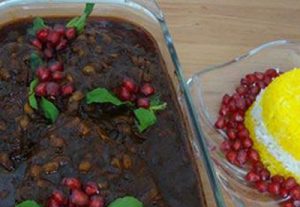غذای مخصوص شب یلدا,طرز تهیه مسمای انار
