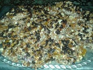 طرز تهیه شیرینی جوپرک, پخت شیرینی جو پرک با آجیل