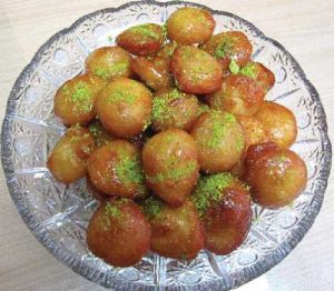 پخت شیرینی نارنجکی , پخت شیرینی