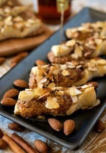 تهیه اسلایس بادام و دارچین,آموزش شیرینی عید