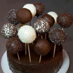 طرز تهیه توپک های شکلاتی فوری,نحوه درست کردن توپک های شکلاتی