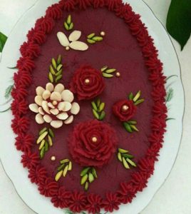 پخت حلوای لبو,طرز تهیه حلوای لبو