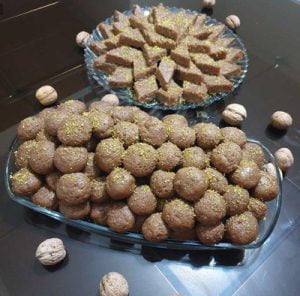 طرز پخت مرمکه, مواد لازم برای حلوای گردو