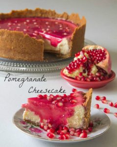پخت چیز کیک انار,چیز کیک انار شب یلدا