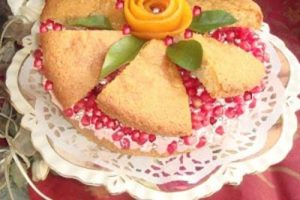 طرز تهیه کیک انار, کیک انار مخصوص شب یلدا