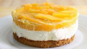 طرز تهیه چیزکیک انبه,طرز تهیه چیزکیک های میوه ای