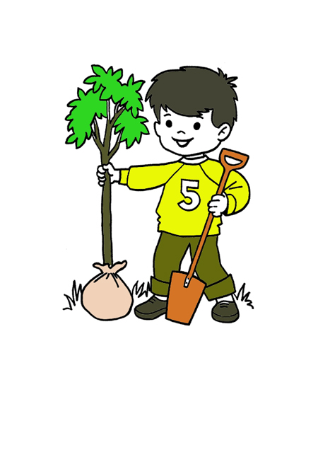 نقاشی روز درختکاری برای بچه ها
