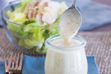 سس سزار خانگی, آموزش تهیه سس سالاد سزار, طرز تهیه سس سزار بدون مایونز