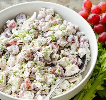 سالاد چیکن, طرز تهیه سالاد چیکن, سالاد چیکن گریل