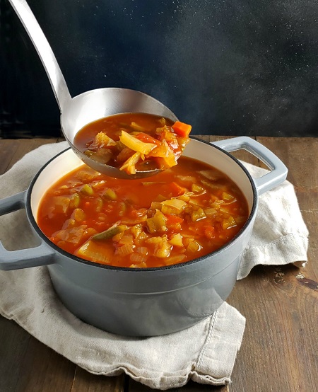 طرز تهیه سوپ کلم چربی سوز رژیمی طرز تهیه خوراک سبزیجات رژیمی , غذای رژیمی با سبزیجات , غذای سبزیجات رژیمی