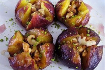 دسر مقوی برای سالمندان,طرز تهیه دسر انجیر و گردو