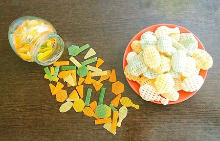 طرز تهیه پفک هندی در خانه, درست کردن پفک هندی در خانه, تولید پفک هندی