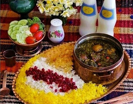 خورش جعفری بادمجان, خورش جعفری با گوشت چرخ کرده, خورش جعفری قورمه گیلانی