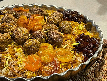 رشته پلو قیسی, طرز تهیه قیسی رشته پلو, رسپی رشته پلو قیسی