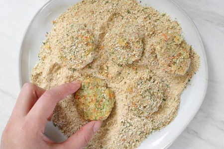 درست کردن انواع ناگت,طرز تهیه ناگت سبزیجات رژیمی