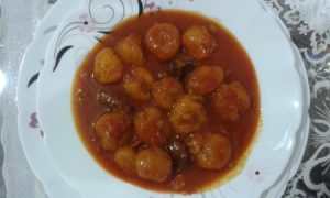 کالری آلو بخارا پخته شده خورشتی,ارزش غذایی آلو بخارا پخته شده خورشتی