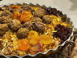 رشته پلو قیسی, طرز تهیه قیسی رشته پلو, رسپی رشته پلو قیسی