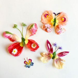 کاردستی با برگ درخت,کاردستی با برگ درختان,کاردستی با برگ گل