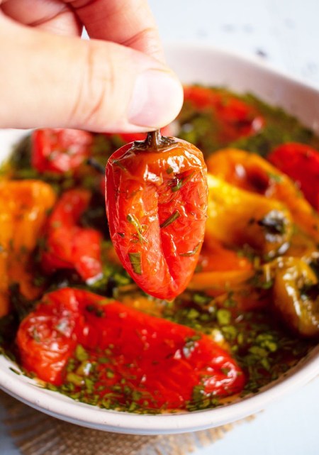 مواد لازم برای تهیه ترشی سلطنتی بلغاری