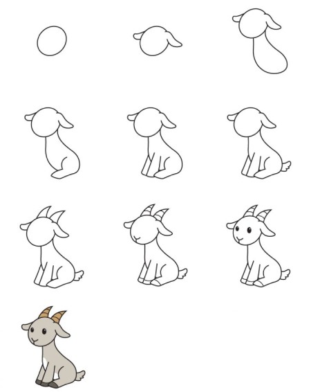 نقاشی بز