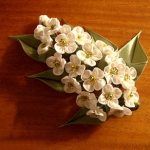 نحوه دوخت شکوفه با روبان,درست کردن شکوفه با روبان