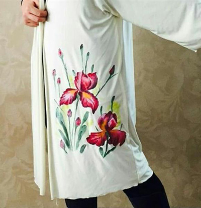 مواد لازم برای نقاشی روی پارچه,طراحی روی پارچه