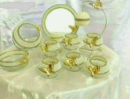 مدل سفره هفت سین شیشه ای سفره هفت سین مدل شیشه ای, مدل سفره هفت سین شیشه ای, عکس ایده سفره هفت سین شیشه ای