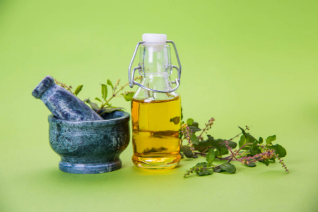 روغن ریحان, روغن ریحان برای گوش