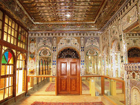 معماری خانه صابر خانه صابر شیراز,بنای تاریخی شیراز